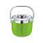 Multifunctional Supplies Blue Sectional stainless steel Food Containers For Lunch