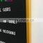 12''*18'' Letter board gold frame backing with slots to insert letters includ letters