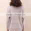 Ladies Stylish Warm Turtleneck Pink Sweater(DQE0013TS)
