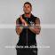 Blackout Mens Gym Sleeveless Hoodie OEM Muscle Bodybuilding Fitted Zip up Hoodie Wholesale Tracksuit Top gym wear