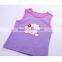 2017 Cheap wholesale summer casual baby girl ruffled top sleeveless girls t shirt