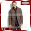 Customized Wool Notched Collar Mens Down Jacket Waterproof Coat