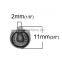 304 Stainless Steel Spacer Beads Round Gunmetal