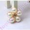 5 petals pearl flower cabochon phone shell accessory