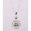 shamballa pendant silver jewelry #01