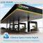 Best Design Hot Dip Galvanized Steel Structure Gas Station With Ceiling Panel