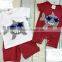 hot sale fashion boy star floral stripe boutique clothing set