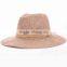 Womens' pretty large brim and silk-flower sun straw hat