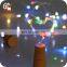 Home Decoration 7FT Warm White Copper Wire Battery Operated Led Bottle Cork String Fairy Lights