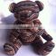 2015 new design teddy knitted sock plush soft toy
