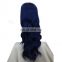 Styler Brand high quality fashion costumes with long dark blue cosplay wig