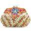 crystal evening bag/wedding bag/ clutch bag/evening bag/multicolor evening clutch handbag