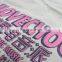 Customized colorful canvas cotton sports drawstring bag custom