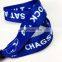 Cheap One-Time use custom printed woven fabric custom wristband price for events