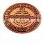 Cheap custom 3D Embossed Metal Wine Label with 3M stiker