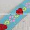Factory price fancy colorway webbing tape accessories heart ribbon