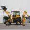 WZ30-25 construction machinery front loader and backhoe loader with CE certificate