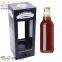 Fashion Rigid Cardboard Packaging Wine Box With Window For Single Bottle wholesale