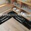 anti-slip kitchen floor mats custom runner with silver marble design