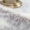 NAturelife Non-slip Bedside Bed Mats Table Grey Faux Arctic Wolf Rugs With Logo