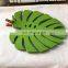 Graceful Leaf Shape Felt Fabric Table Dinner Mat