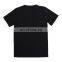 Custom Outdoor Cotton Fitness Black Image Printing Man T-shirt
