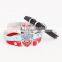 Luxury cat neck belt rhinestone heart cat collar genuine leather