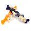 2020 high durable cute design holes tied rope dog chewing bone