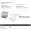 Factory Price  stainless handrail End Cap Block for Square Pipe 1.5mm