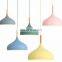 Nordic Style Macaron Aluminum Colourful Hanglamp High Ceiling Contemporary Chandelier