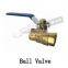 BWVA T Type L Type NPT Brass 3 Way Ball Valve