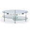 Chinese Imports Wholesale Glass Coffee Table Top Oval Tempered Clear Glass Table Top With Pencil Polished Edge