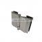 Bathroom shower door fittings pivot hinge square glass clamp