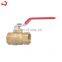 JD-4010 High Quality Stainless Steel  Flange Ball Valve Gear Operated