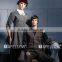 Realistic female fiberglass movable mannequins for show clothing