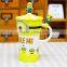 Cute cartoon yellow ceramic mugs Creative super milk dad suit cup