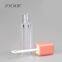 custom mini lipgloss packaging empty pink lip gloss tubes