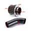 XT Car Universal 76mm/3inch Aluminum Cold Air Intake Filter Induction Pipe Hose System Kit