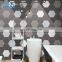 Color hexagonal kitchen and bathroom black and white gray non-slip balcony ceramic tiles
