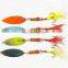 3g/5gFeathered Sequined Rotating Bait Feather Fishing Lures Bait Artificial Bait Spinner Fishing Tackle Fish