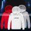 Wholesale customized 35% cotton 65% polyester men and women casual sports hoodie