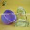 oblate glass roll on bottle with lid
