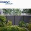 DIY home wpc fence aluminium post composite wood waterproof UV resistant outdoor garden wood fencing panels