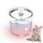 Noiseless cat drinking fountain Drink well 1.4L Cat water fountain with Intelligent pump and LED Indicator Pet Water Bowl
