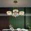 High Quality Decoration K9 Luxury Crystal Dining Room Round Modern 24watt 42watt LED Chandelier Lamp