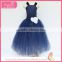 Slim And Graceful skyblue silk fabric ankle-length dress tulle skirt children frocks designs                        
                                                                                Supplier's Choice