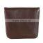 Black Soft Calf Leather Pocket Coin Holder Coin Case Coin Pouch