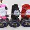 Promotional quartz watch with long silicone strap