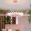 Bedroom Living Room Bedroom Chandeliers Modern LED Kids Round Gold and Pink LED Pendant Light