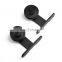 Interior Door Accessories Iron Roller Powered Coated T-Shaped Barn Door Hardware Roller